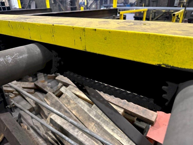 60&#039; X 42&quot; POWERED ROLLER CONVEYOR: STOCK #22909