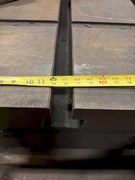 16' X 30' X 12" T-SLOTTED FLOOR PLATE. STOCK #0433326