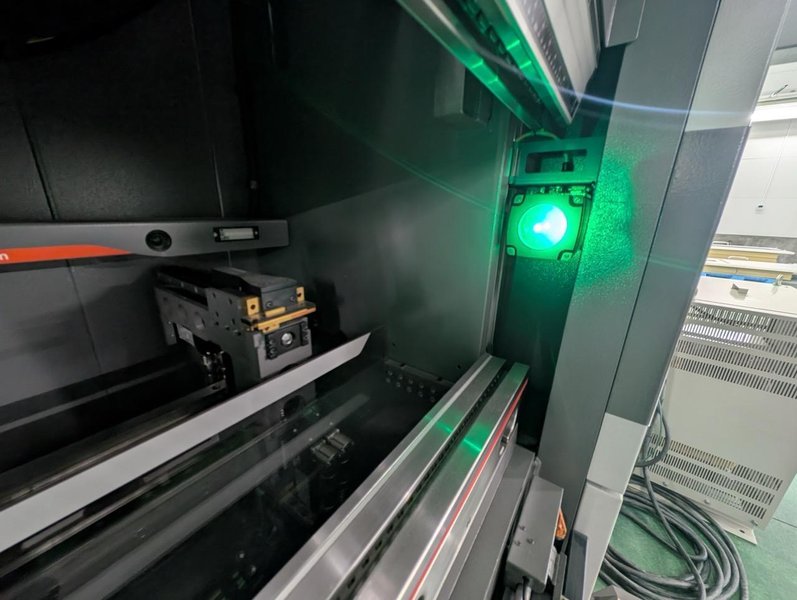 44 Ton x 3.5′ Bystronic Xpert 40/1030 CNC Hydraulic Press Brake, 2019 – w/ KUKA KR10R1100 Robot, 6 Axis Backgauge