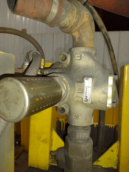 7 TON AIRAM ARDCOR PNEUMATIC 4 POST CUTOFF PRESS: YOBRO #25223