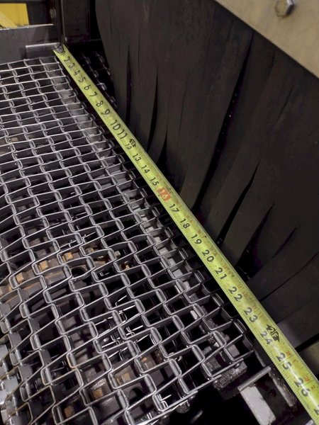 24" WIDE FPI SYSTEMS MODEL #CBW-24 STAINLESS STEEL CONVEYOR TYPER PASS-THROUGH PARTS WASHER: YOBRO #25173