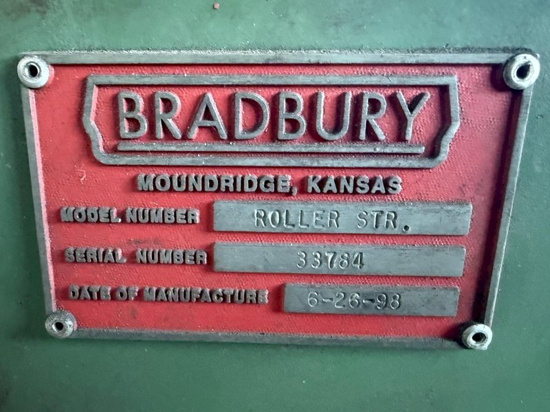 48” WIDE BRADBURY STRAIGHTENER &amp; FAMCO SHEAR, COIL PRE-CUT LINE MACHINE: YOBRO #24756