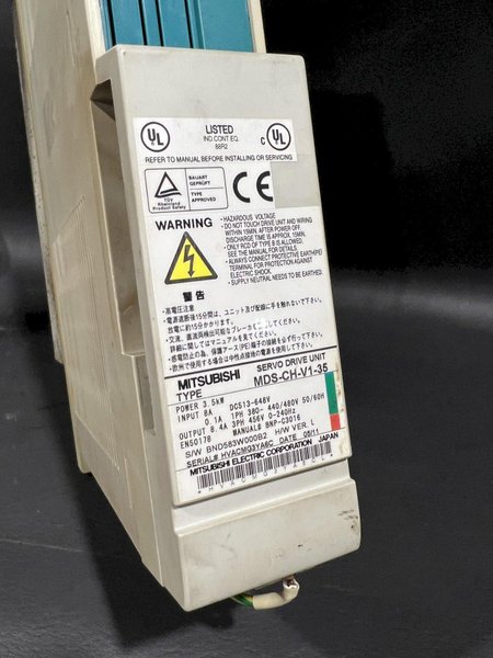Mitsubishi CNC Servo Drive Unit 480v MDS-CH-V1-35 MDSCHV135