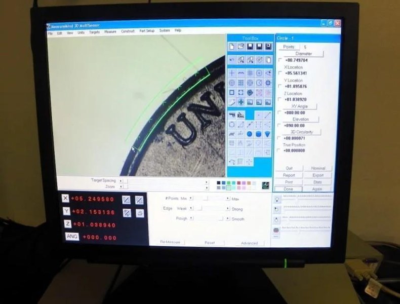 OGP (Optical Gaging Products) Flash 250 Video Measuring Machine with Touch Probe.