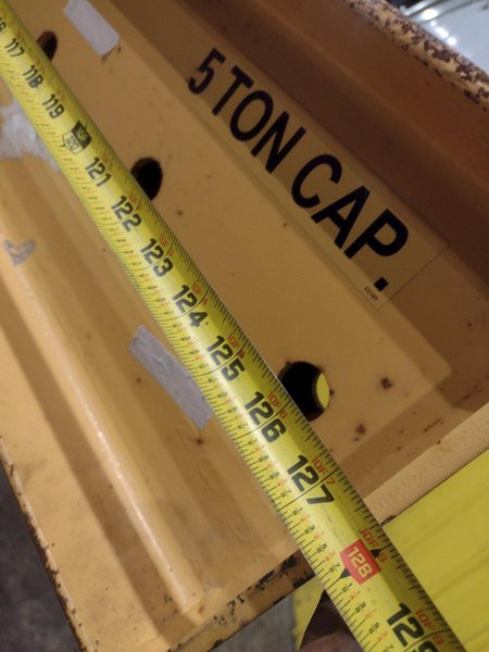 10,000 LBS X 128" X 10" CALDWELL MODEL #17-5-10 SPREADER BAR: YOBRO #24577