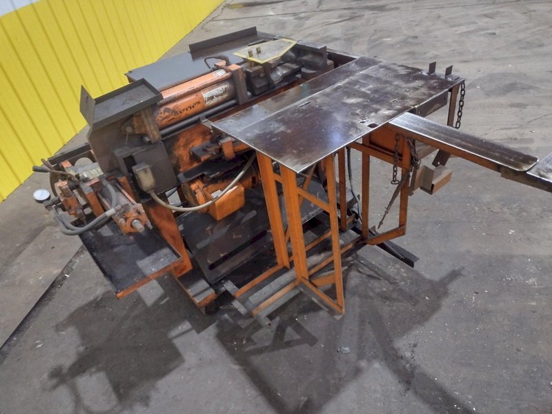 3" HUTH MODEL #2007 HYDRAULIC RAM TYPE TUBE BENDER &amp; END FORMER: STOCK #19709