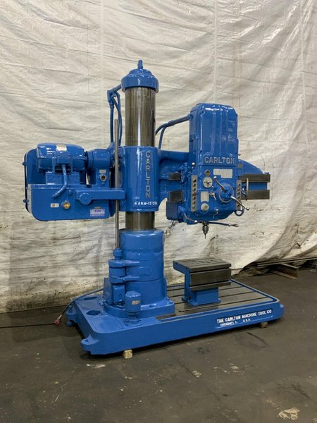 4' X 13'' CARLTON RADIAL ARM DRILL: STOCK #81232