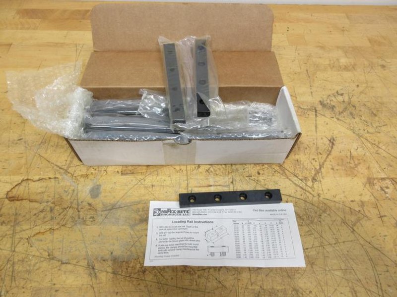Mitee-Bite 33220 | 1/4-20" Screw Size Locating Rail, 1 Box (24 pcs) New In Box- Auction Item