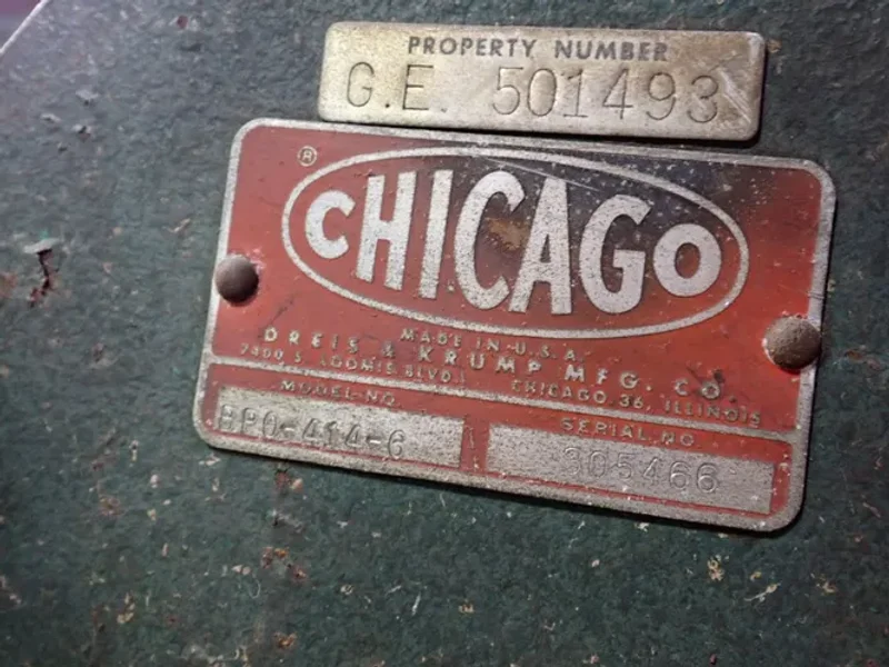 CHICAGO 48" FINGER BRAKE  -  BP0-414-6