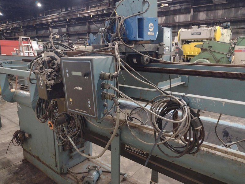 16' JETLINE ENGINEERING MODEL #LWS-192 LONGITUDINAL EXTERNAL SEAM WELDER : YOBRO #25752