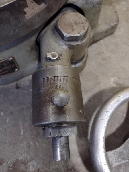 TROYKE MFG CO ROTARY TABLE MODEL SBH-12: STOCK #18879