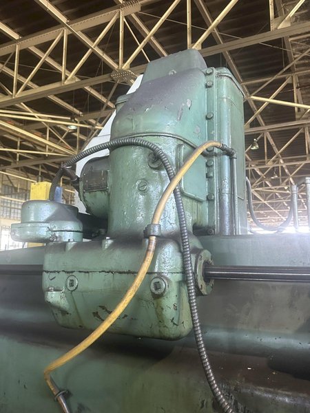 8' X 19" CINCINNATI BICKFORD RADIAL DRILL. STOCK # 036326