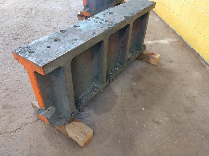 (2) 8&quot; x 48&quot; x 18-3/8&quot; CAST PARALLEL SET UP BLOCKS: STOCK 12886
