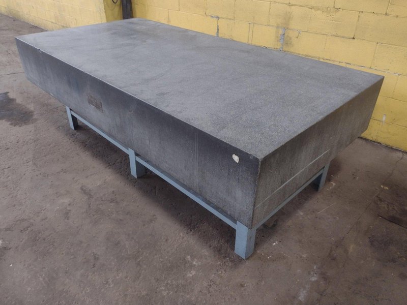 8&#039; X 4&#039; X 14&quot; CHALLENGE PRECISION LAYOUT INSPECTION GRANITE TABLE: STOCK #23797