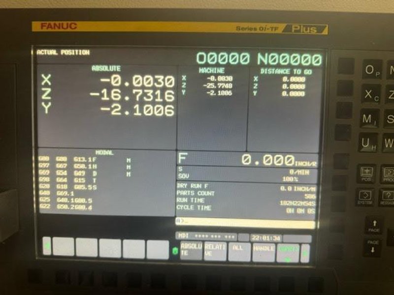 DMTC CGK5112JD CNC VTL, 2020 – Fanuc Control, Low Hours