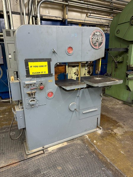 36&quot; DOALL MODEL #3613-1 VERTICAL BANDSAW: YOBRO #24515