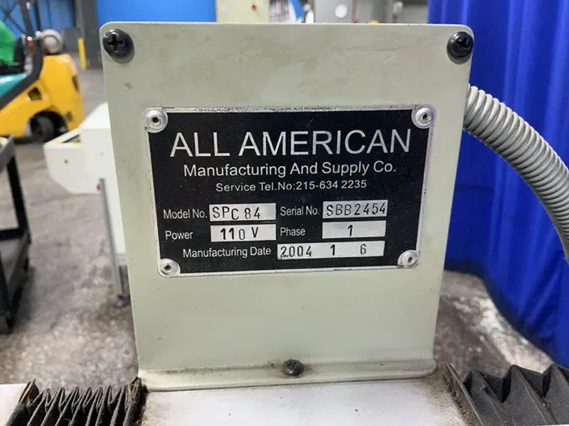 ALL AMERICAN MACHINING AND SUPPLY CO. 3.25” DIAMETER STAMPER STAMPING PRESS  -  SPC84