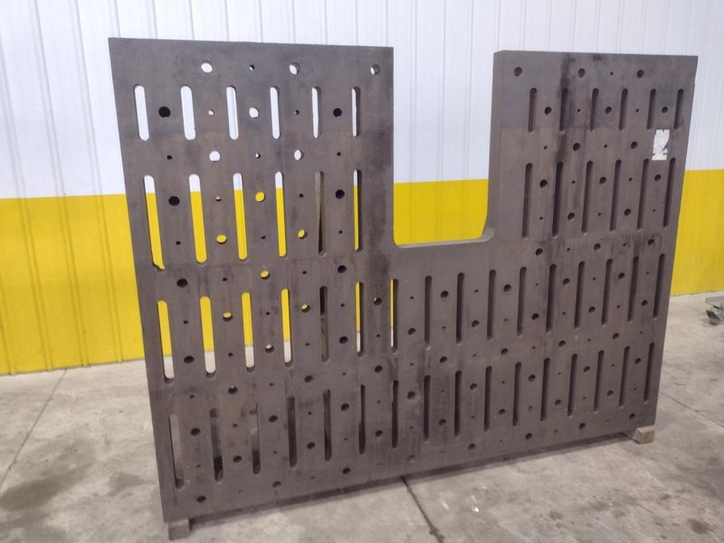 72&quot; X 96&quot; X 3&quot; THICK ANGLE PLATE: STOCK #23548