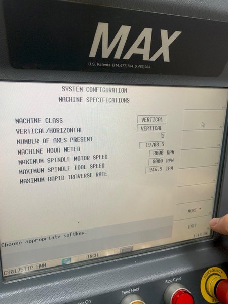 2007 Hurco VM1 with 7,200 Hours Spindle Time Vertical Machining Center