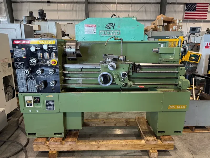 NARDINI MASCOTE MS-1440 14”/19.75” x 40”cc Gap Bed Lathe #7980