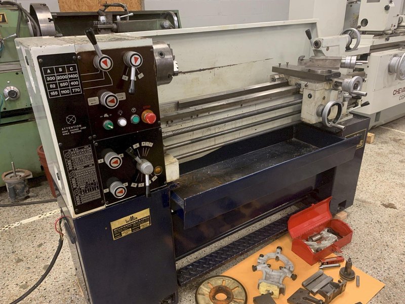 14" x 40" WILLIS Model LD-1440E Precision Engine Lathe, S/N 8911012.