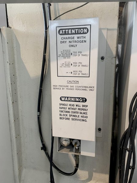 HAAS VF-3/40 4-AXIS CNC VERTICAL MACHINING CENTER. STOCK # 0206922