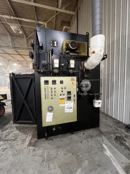 LINDBERG 1000 DEG. WALK IN OVEN, MODEL 73-727272-10GF, 6' X 6' X 6'  NATURAL GAS, 1993