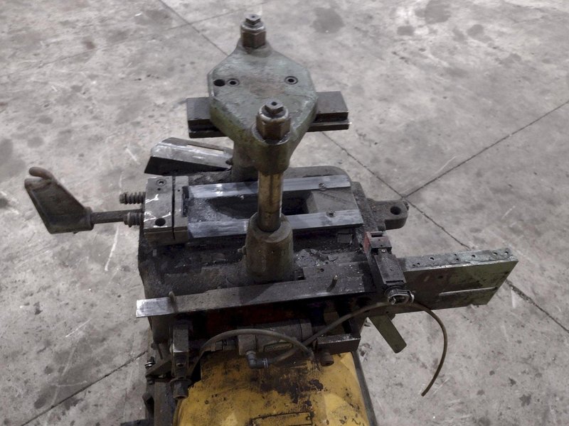 6 TON TISHKEN 2 POST MODEL #CO-2HW CUT OFF PRESS 1.5&quot; STROKE: STOCK #23570