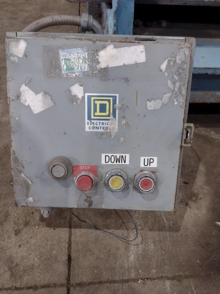 6,000 LBS x 42" BRANER POWERED COIL UPENDER FLIPPER: STOCK # 4393