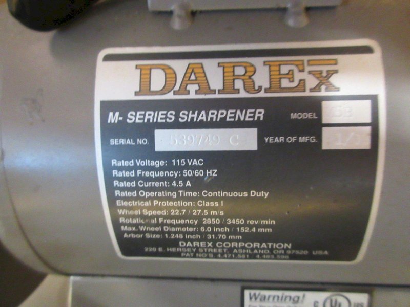 Darex M5B Drill Bit Sharpener &amp; 1/2&quot; &amp; 3/4&quot; Chucks w/ Pedestal Stand- Auction Item
