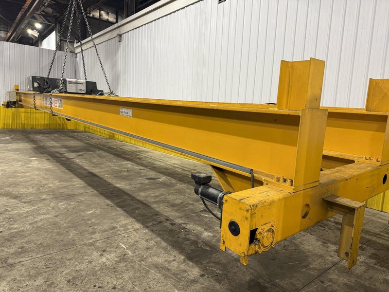 7.5 TON x 48'-9'' x KONE CRANES FREE STANDING CRANE SYSTEM, COMPLETE WITH 140' RUNWAY BEAMS AND UPRIGHTS: YOBRO #24534