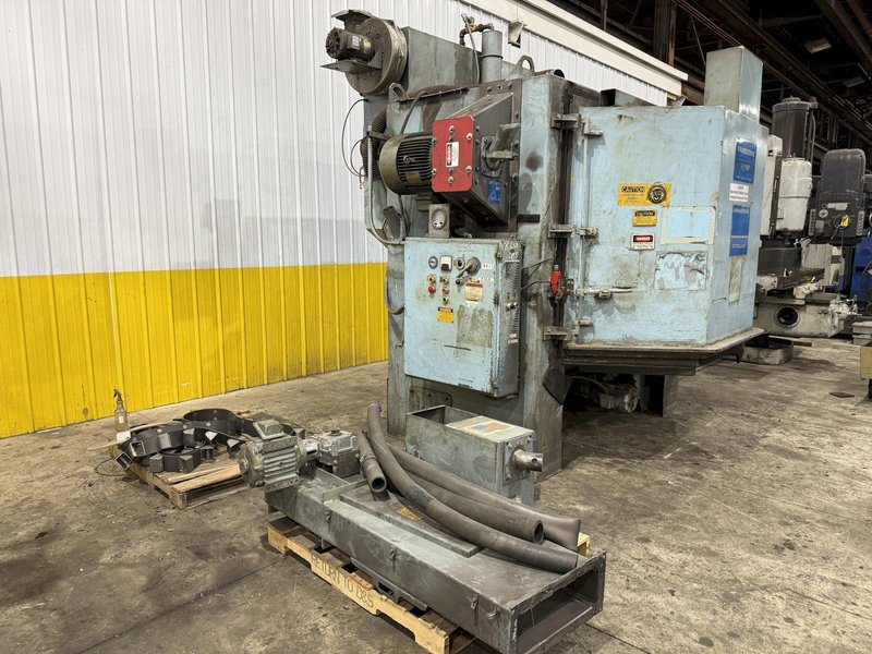 72” TABLE PANGBORN MODEL LK ROTOBLAST SHOT BLAST MACHINE: YOBRO #24357