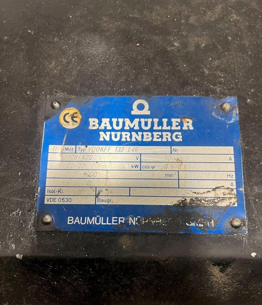 BAUMULLER NUNBERG VDOKFF 132 L46 SERVO MOTORS USED