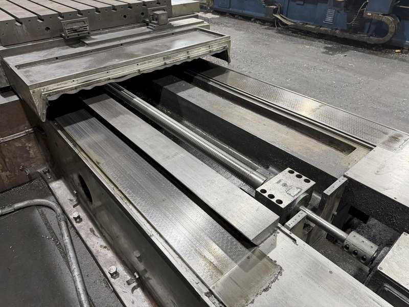 5" DEVLIEG 5K-120 CNC HORIZONTAL BORING MILL WITH UPDATED FAGOR CONTROL. STOCK # 0219826