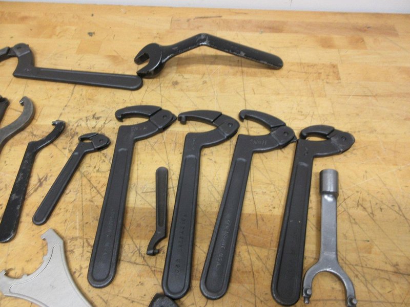 Tool Holder Wrenches, Adjustable/Rigid Spanner, Collet Nut- Auction Item