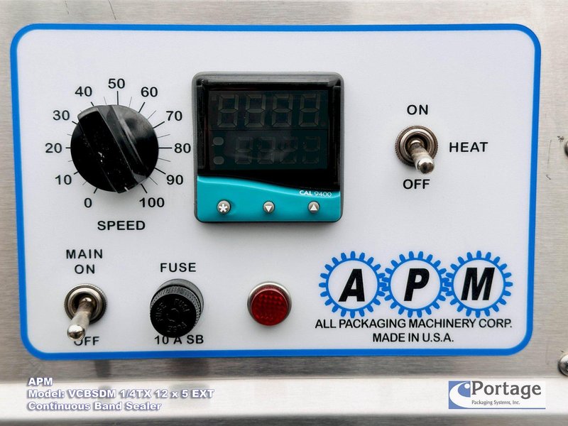 APM VCBSDM-1/4TX 12 x 5EXT  ||  Continuous Horizontal Band Sealer