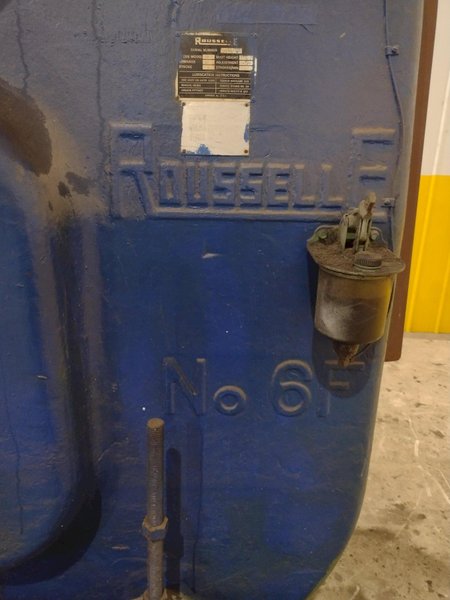 60 TON ROUSSELLE MODEL #6F OBI STAMPING PRESS 3" STROKE: STOCK #23571
