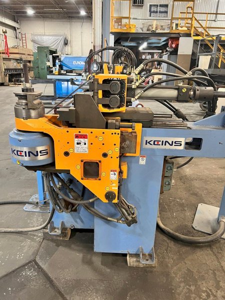 USED KEINS 1-3/4&quot; 3-AXIS CNC DUAL STACK TUBE BENDER MODEL KB-45ND, Stock# 11035, Year: 2001