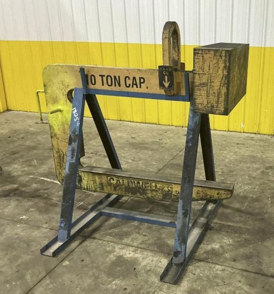 10 TON X 60" CALDWELL #82RC-10-60 COIL LIFT C-HOOK. STOCK # 0435926