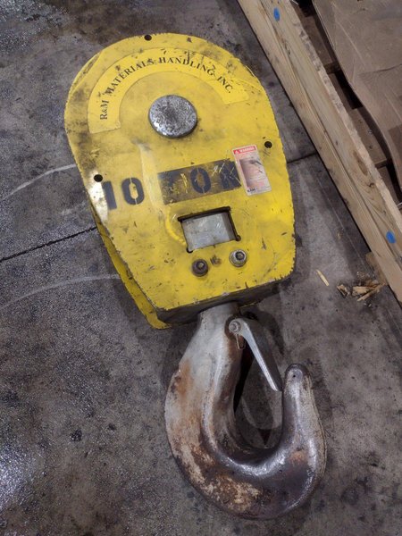 10 TON R&amp;M OVERHEAD CRANE HOIST: STOCK# 22462