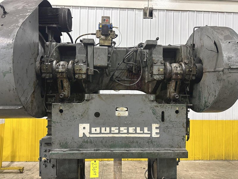 100 TON ROUSSELLE MODEL #10K60 GAP FRAME STAMPING PRESS 6&quot; STROKE: STOCK #23649
