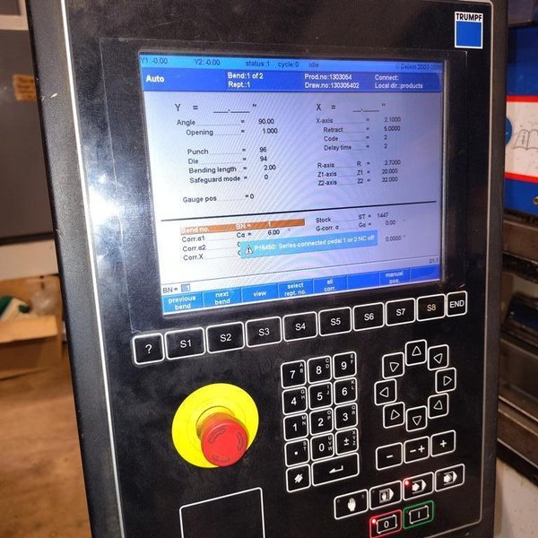 70 TON x 80&quot; TRUMPF TRUBEND 3066 CNC HYDRAULIC PRESS BRAKE