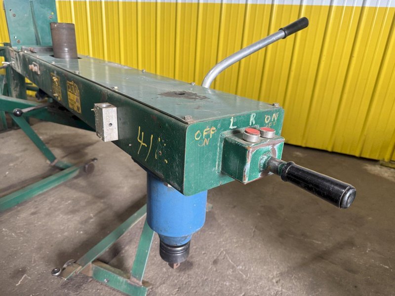 2001 BERCO PT250 TRACK PRESS WITH WTC TRACKMASTER IMPACT WRENCH &amp; CONVEYOR: YOBRO #24374