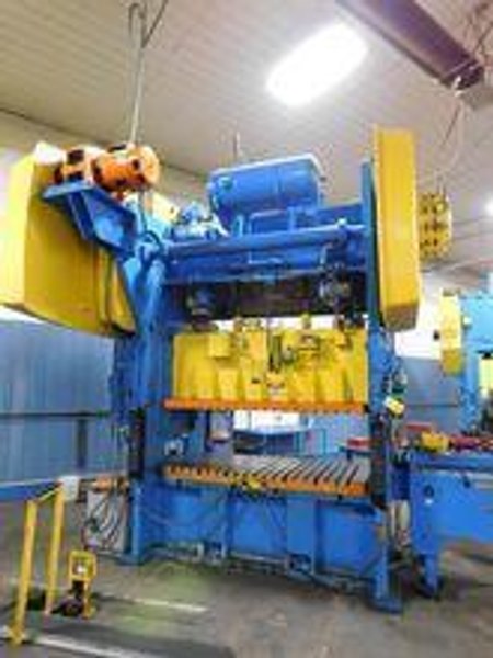 250 ton Niagara Straight Side Used Mechanical Metal Stamping Press Model# PN-250-84-42, Year 1991