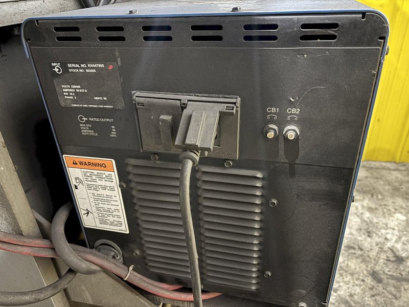 144&quot; GOURAN / LINDE SEAM WELDER WITH MILLER INVISION #456P POWER SUPPLY: STOCK 22514