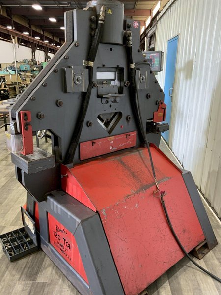 120 TON EDWARDS MODEL 120T HYDRAULIC IRONWORKER: STOCK #81412