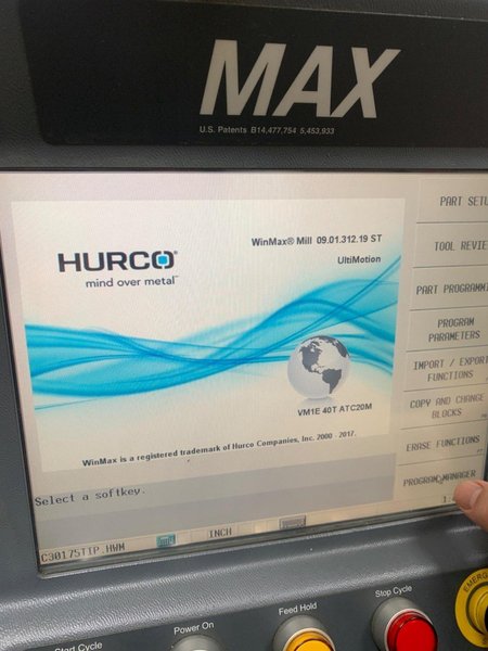 2007 Hurco VM1 with 7,200 Hours Spindle Time Vertical Machining Center