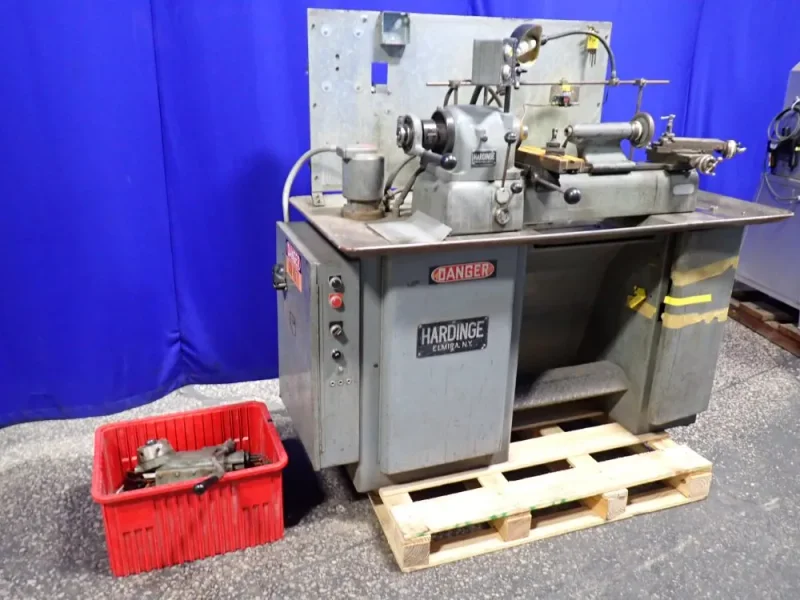 HARDINGE 9" X 23" TURRET LATHE W/ TOOLING  -  DV59