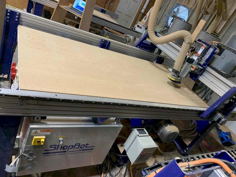 4’x8′ ShopBot PRS ALPHA CNC Router, 2015- Dust Collector
