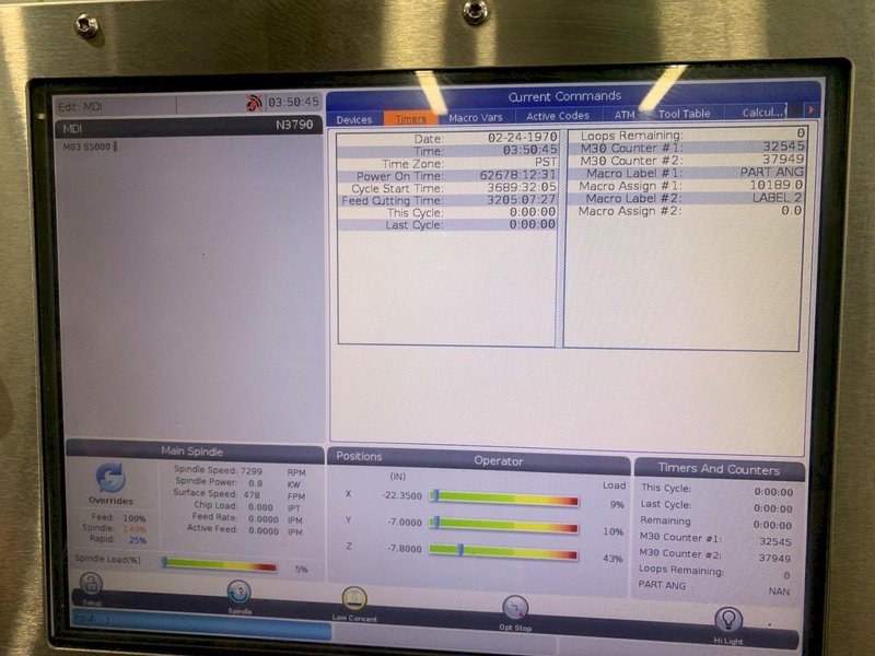 2017 HAAS VF 4SS with Probing and 4th Axis Ready! Vertical Machining Center